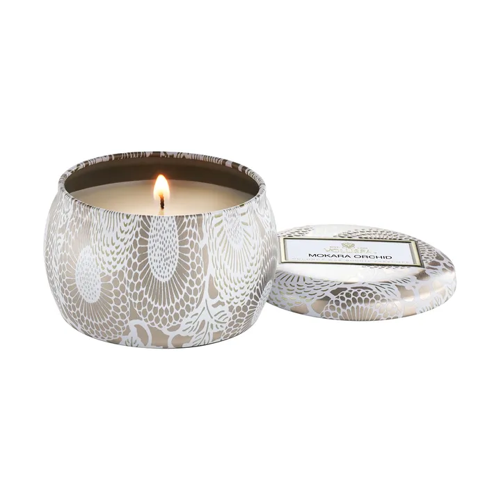 Japonica Mini Tin doftljus 25 timmar - Mokara Orchid - Voluspa