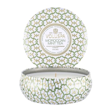 Voluspa Maison Blanc 3-wick Tin doftljus 40 timmar Moroccan Mint Tea