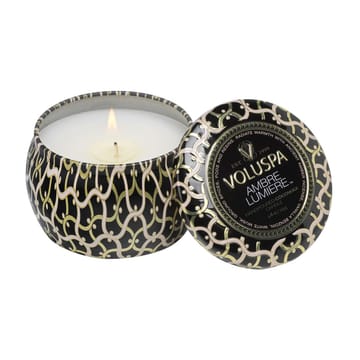 Maison Noir Mini Tin doftljus 25 timmar - Ambre Lumiere - Voluspa