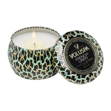 Maison Noir Mini Tin doftljus 25 timmar - French Linen - Voluspa