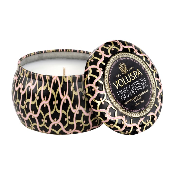 Maison Noir Mini Tin doftljus 25 timmar, Pink Citron Grapefruit Voluspa