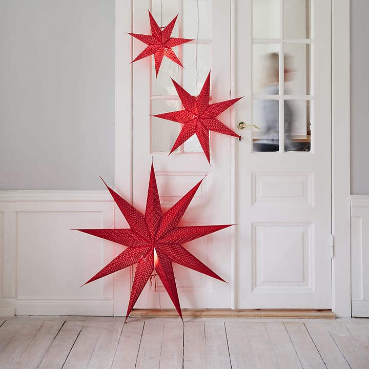 Aino julstjärna slim röd, 100 cm Watt & Veke