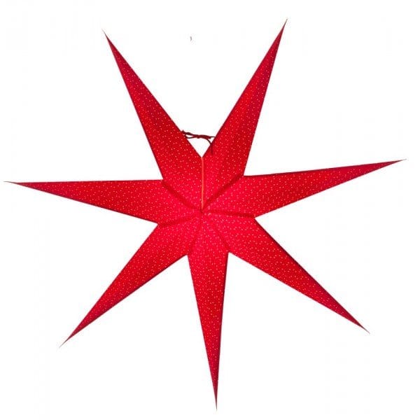 Aino julstjärna slim röd, 80 cm Watt & Veke