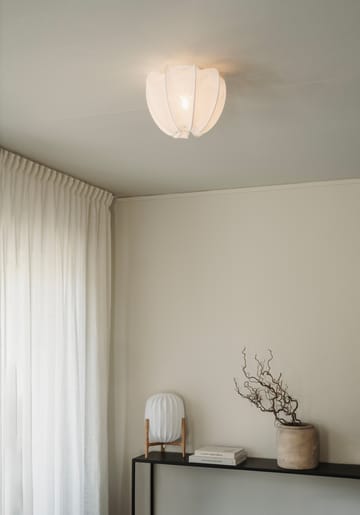 Anna plafond mini Ø30 cm - White linen - Watt & Veke