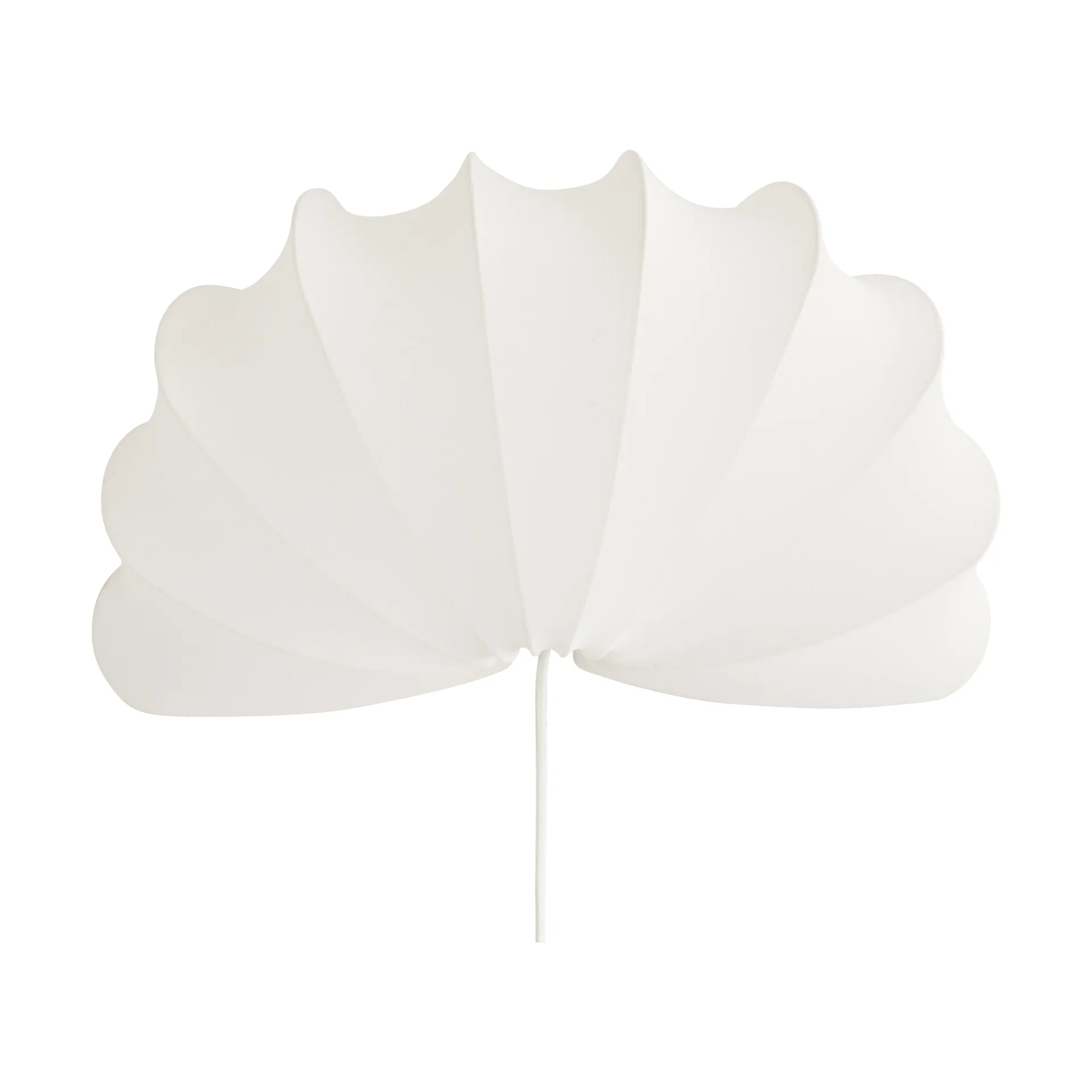 Anna vägglampa L 54 cm, White cotton Watt & Veke