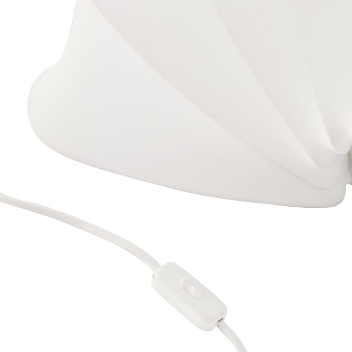 Anna vägglampa L 54 cm, White cotton Watt & Veke