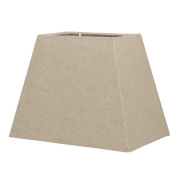 Watt & Veke Basic Rectangular lampskärm 22 cm Natur