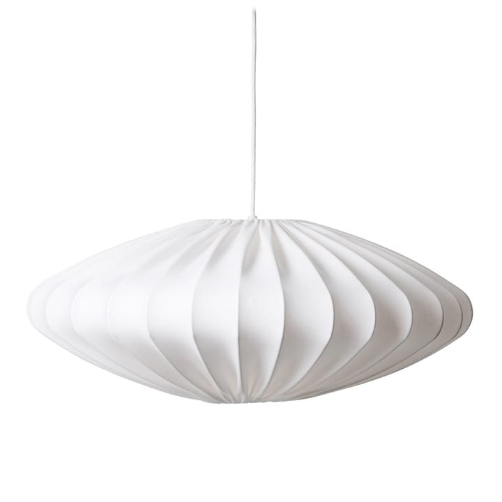 Ellipse lampskärm 65 cm bomull, Vit Watt & Veke