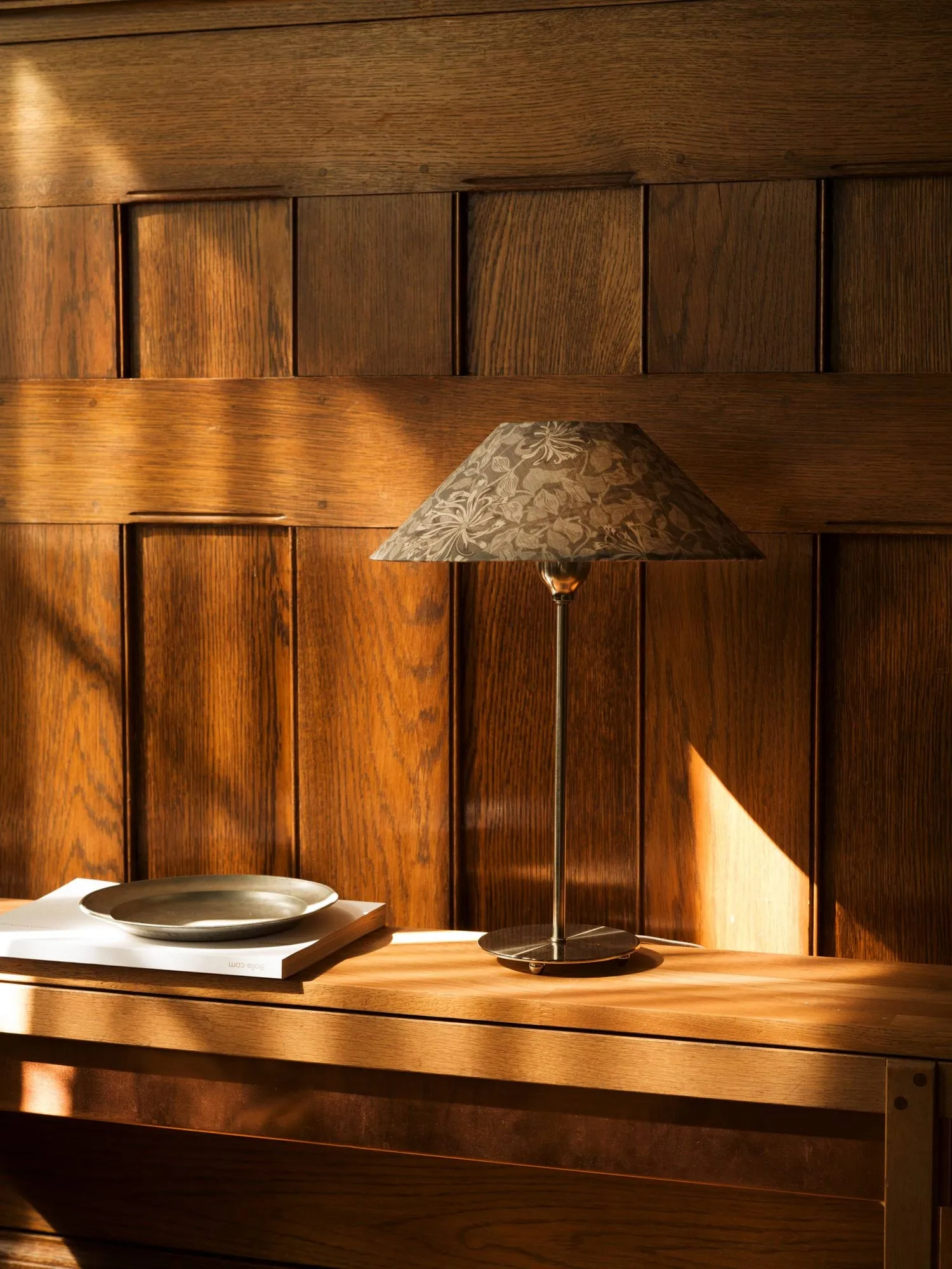 Flat shade lampskärm, Honeysuckle beige, Ø30x9 cm Watt & Veke