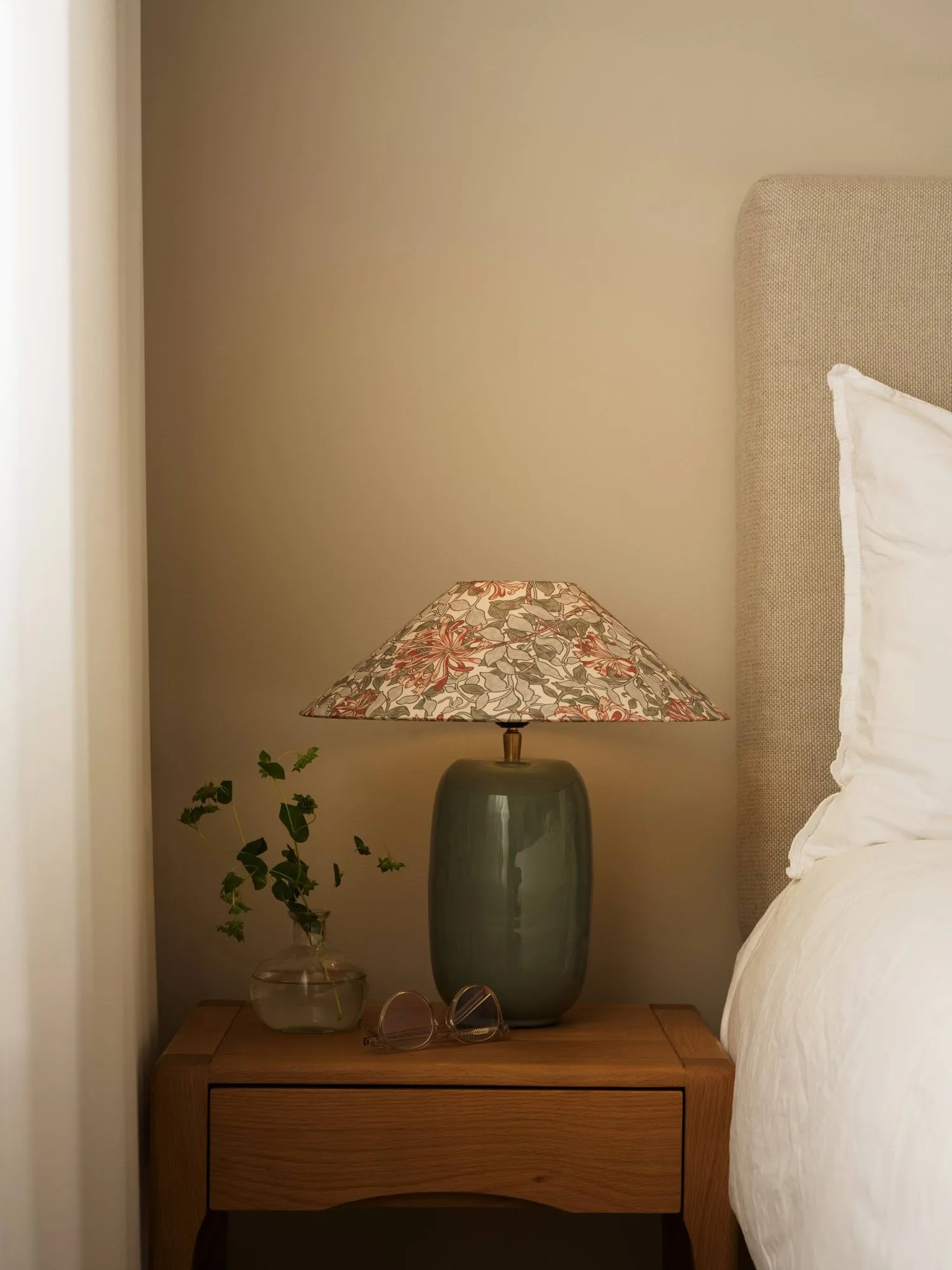 Flat shade lampskärm, Honeysuckle blush, Ø36x10 cm Watt & Veke