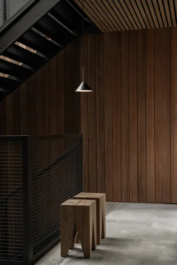 Kuro pendel - Black, Ø17x9 cm - Watt & Veke