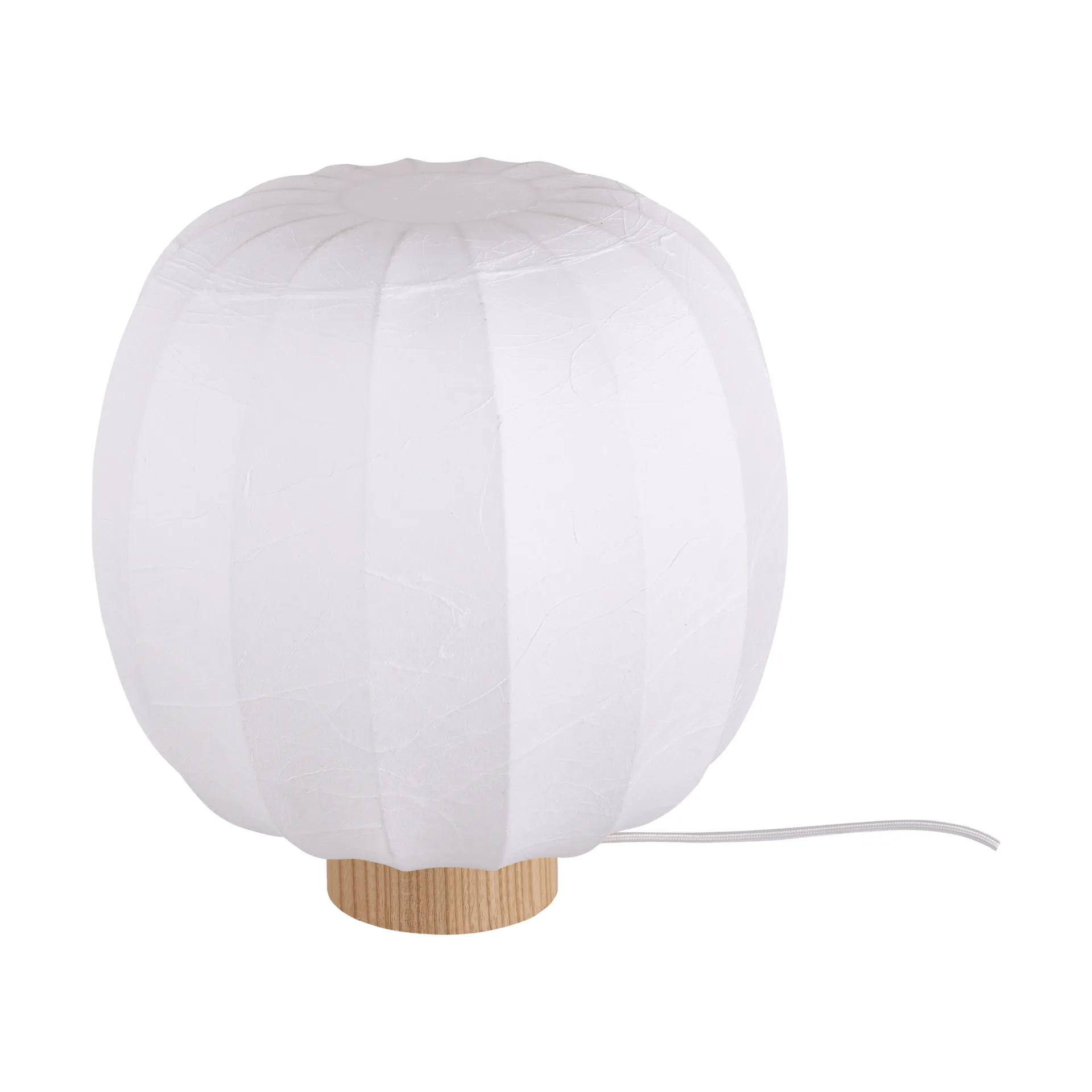 Lunari bordslampa, White-Natural ash, Ø30x32 cm Watt & Veke Lunari bordslampa, White-Natural ash, Ø30x32 cm Watt & Veke