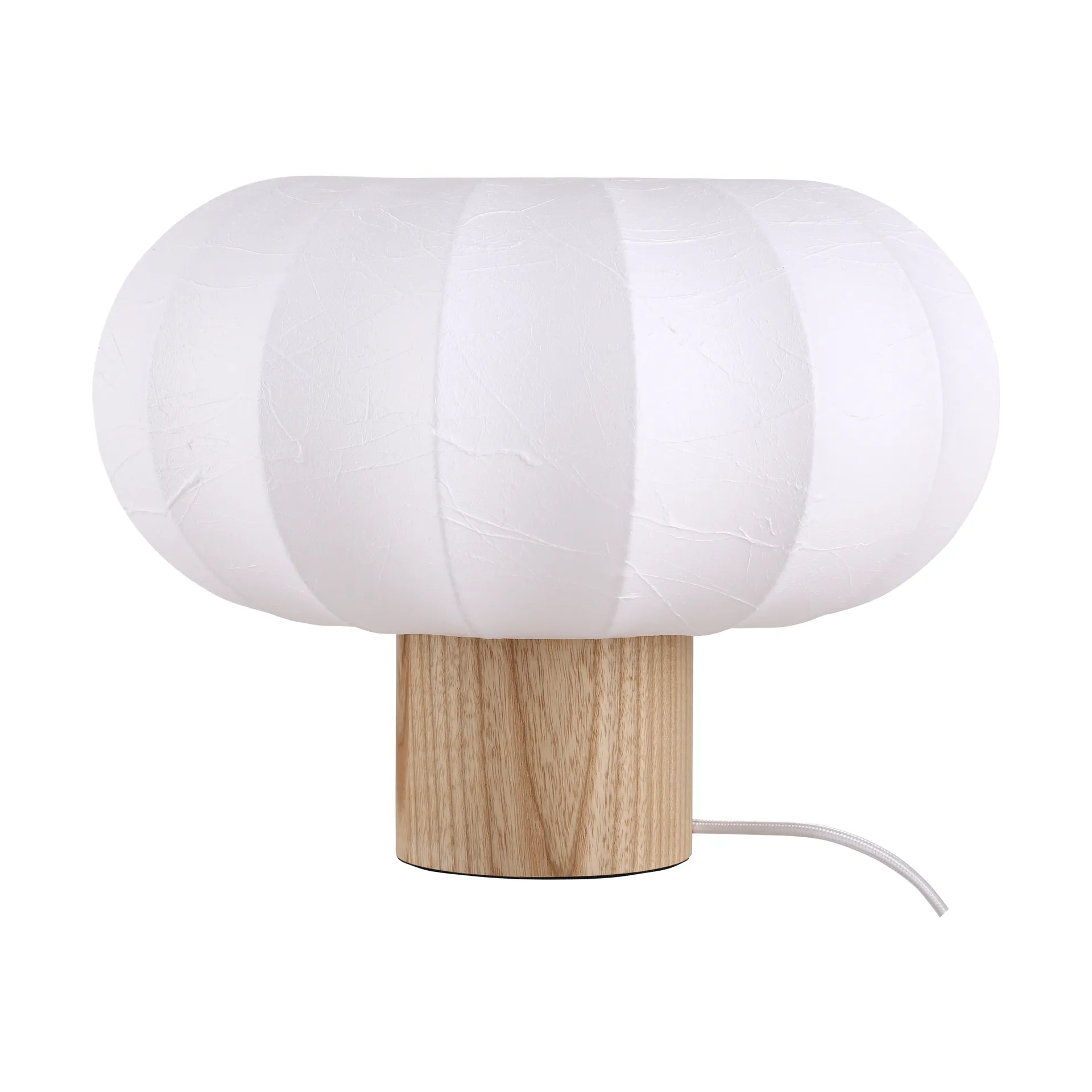 Lunari bordslampa, White-Natural ash, Ø32x24cm Watt & Veke Lunari bordslampa, White-Natural ash, Ø32x24cm Watt & Veke