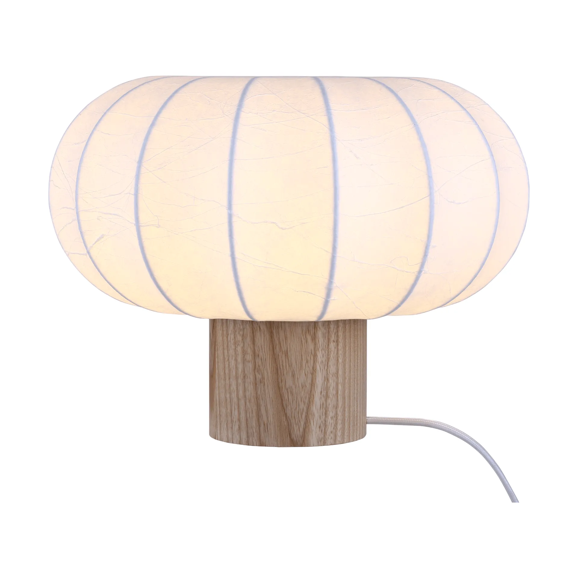 Lunari bordslampa, White-Natural ash, Ø32x24cm Watt & Veke Lunari bordslampa, White-Natural ash, Ø32x24cm Watt & Veke