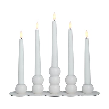 Läs mer om Watt & Veke Lykke kombinerbar ljusstake inkl. 5 st LED-ljus White