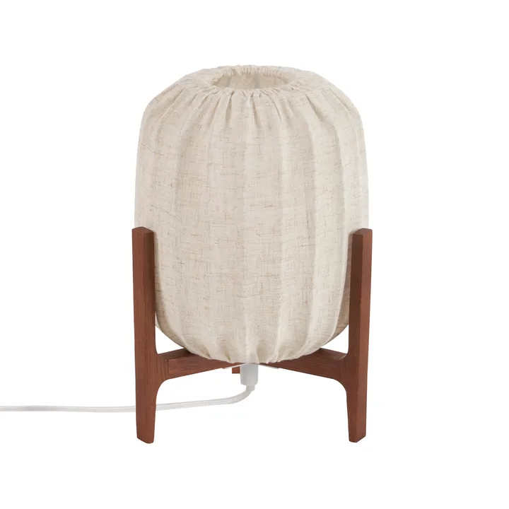 Prisma bordslampa - Dark ash-Natural, Mini Ø16x24,3 cm - Watt & Veke