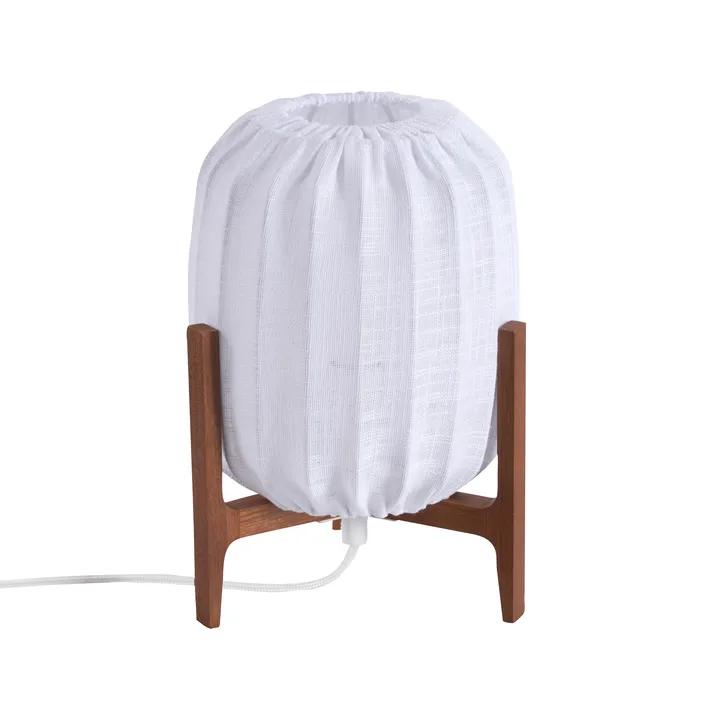 Prisma bordslampa - Dark ash-White, Mini Ø16x24,3 cm - Watt & Veke