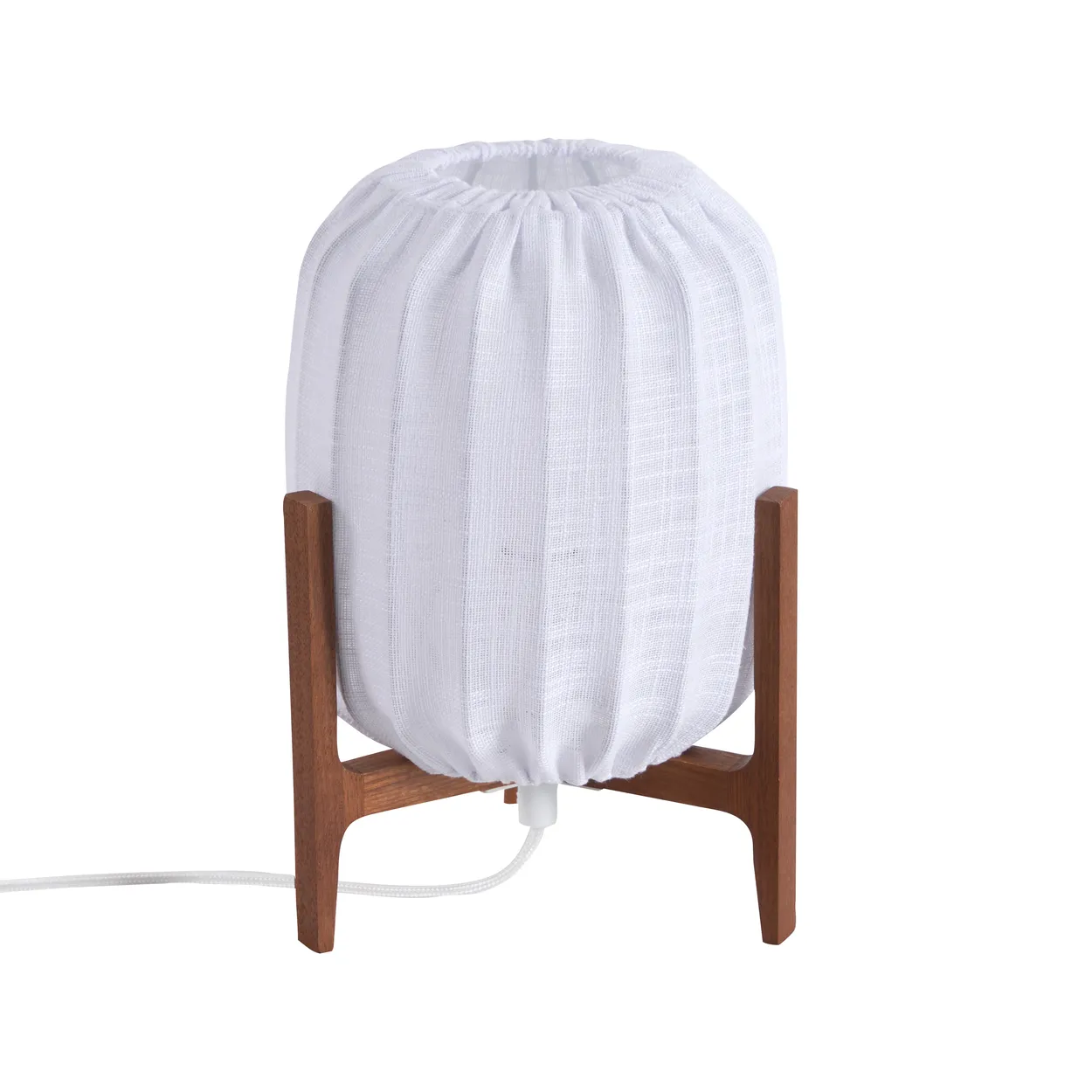 Watt & Veke Prisma bordslampa Dark ash-White Mini Ø16×24,3 cm