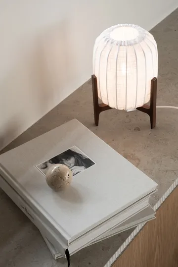 Prisma bordslampa - Dark ash-White, Mini Ø16x24,3 cm - Watt & Veke