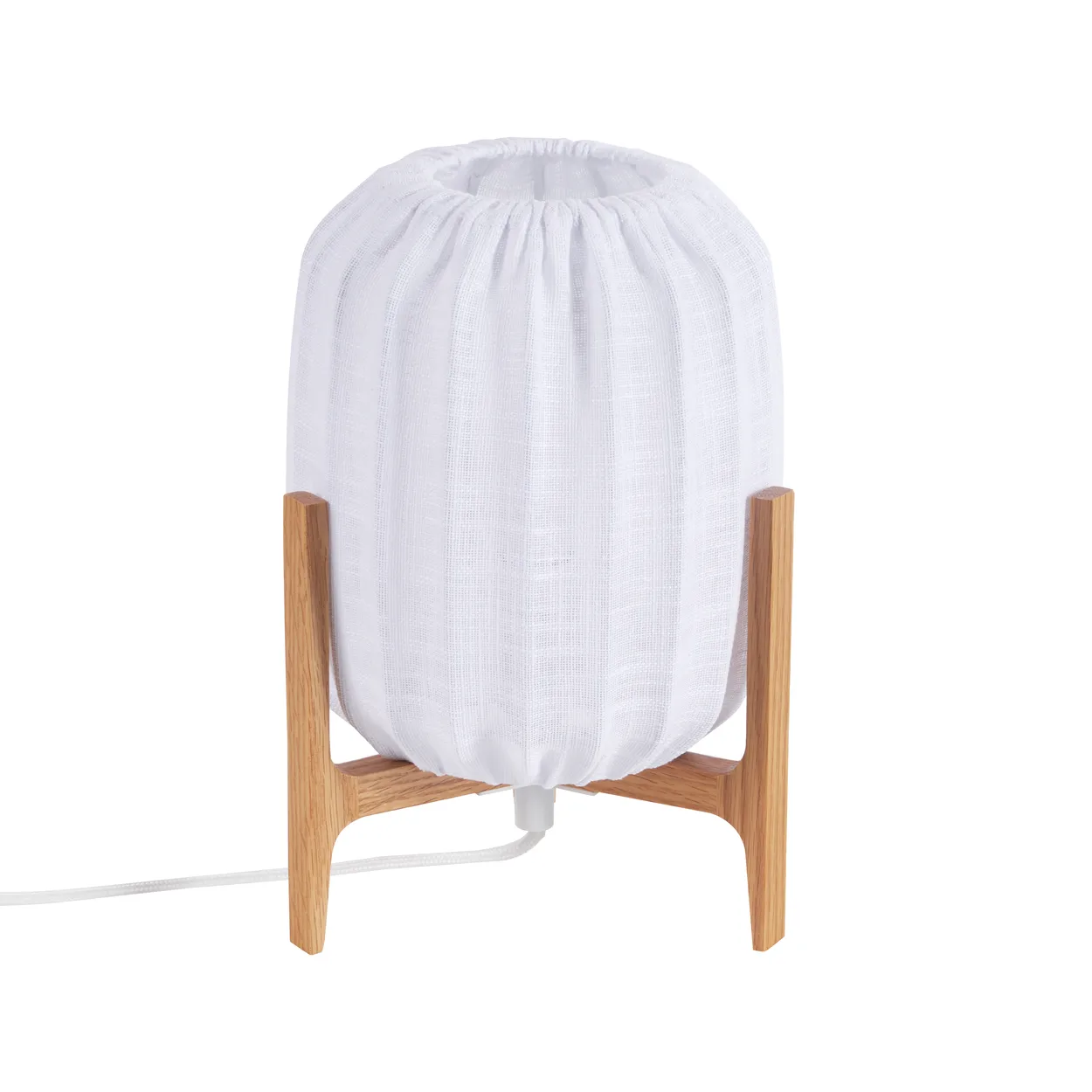 Watt & Veke Prisma bordslampa Oak-White Mini Ø16×24,3 cm