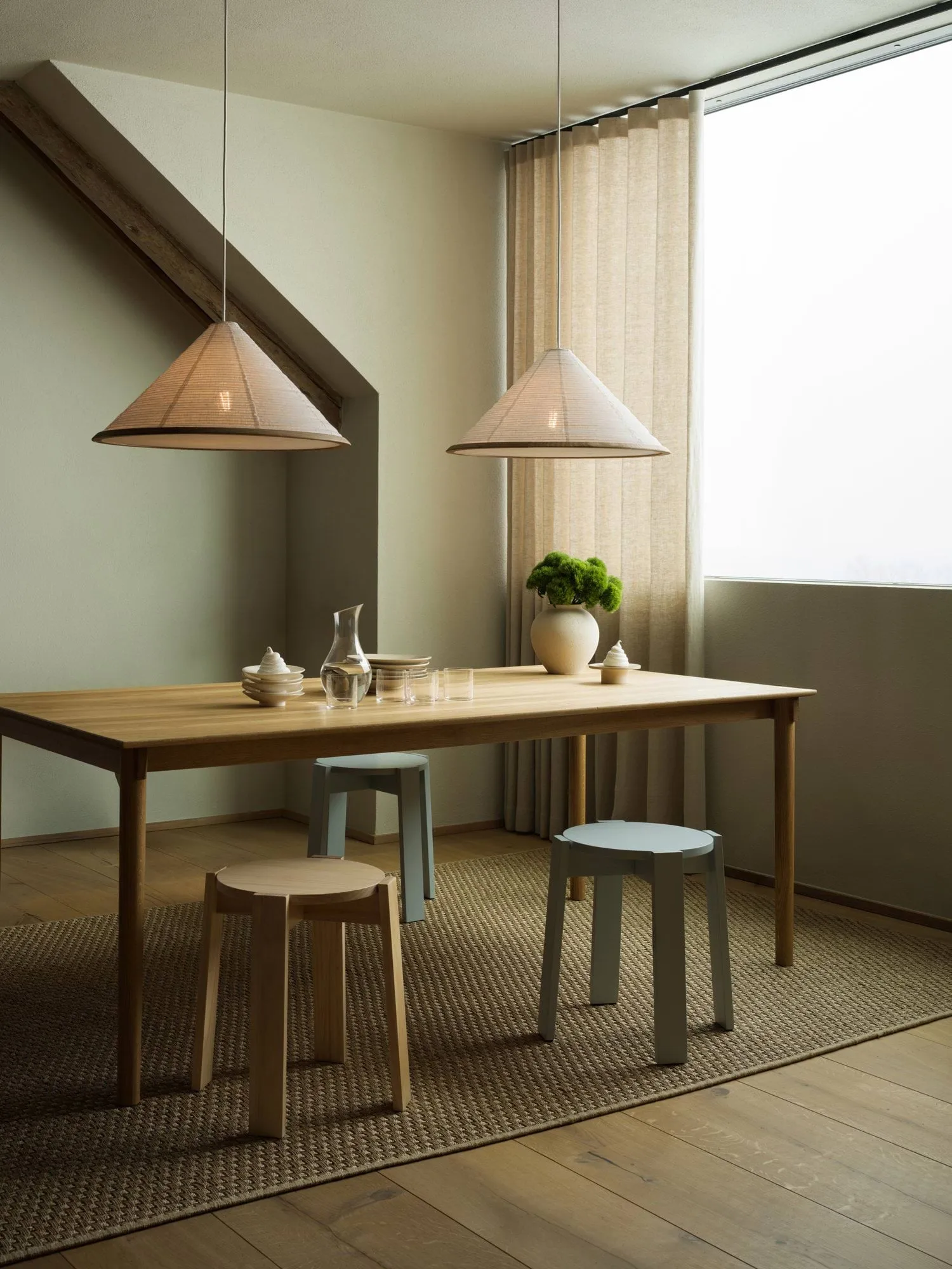 Shiro pendel, White, Ø60x29 cm Watt & Veke