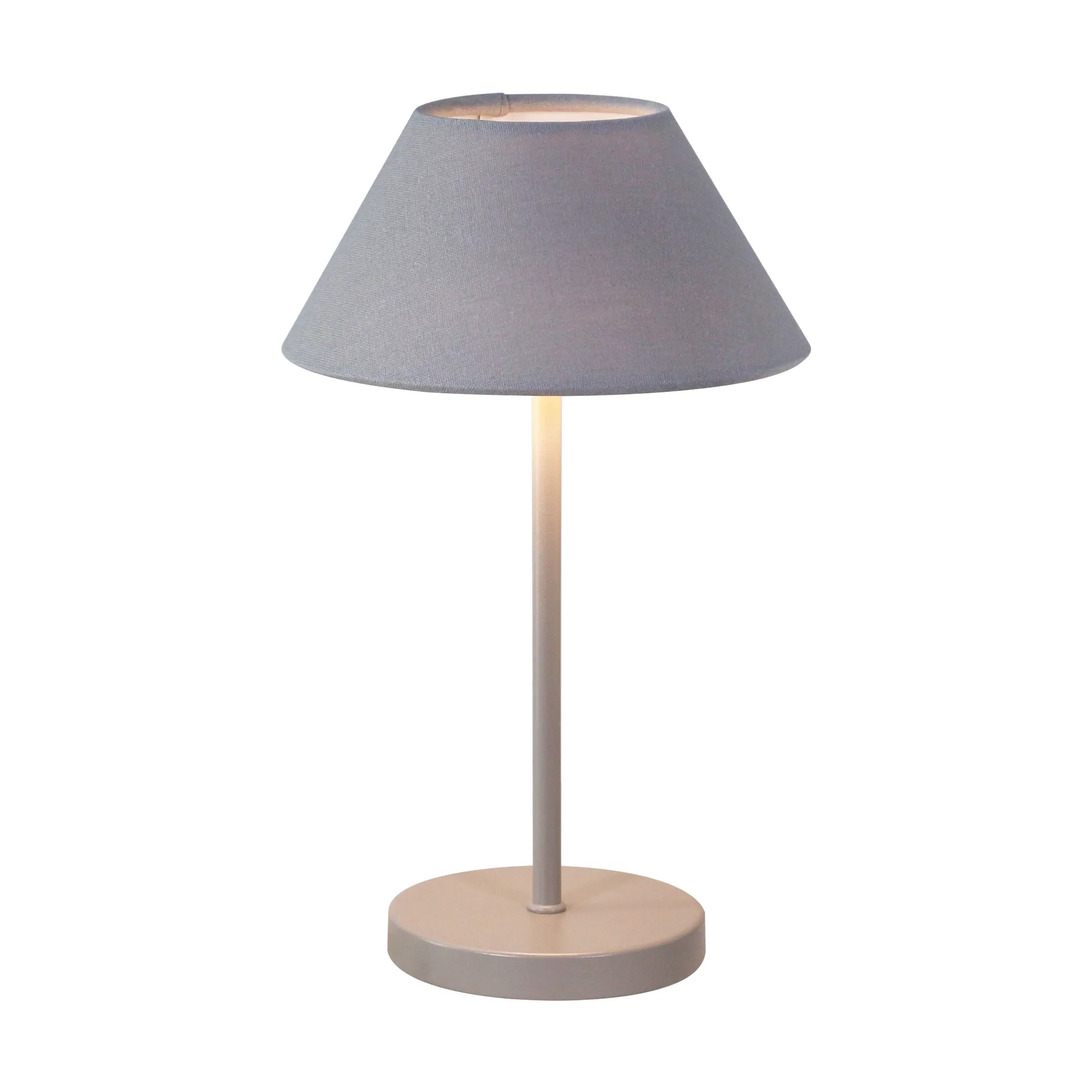 Teya bordslampa portabel, Warm grey, Ø15x26 cm Watt & Veke