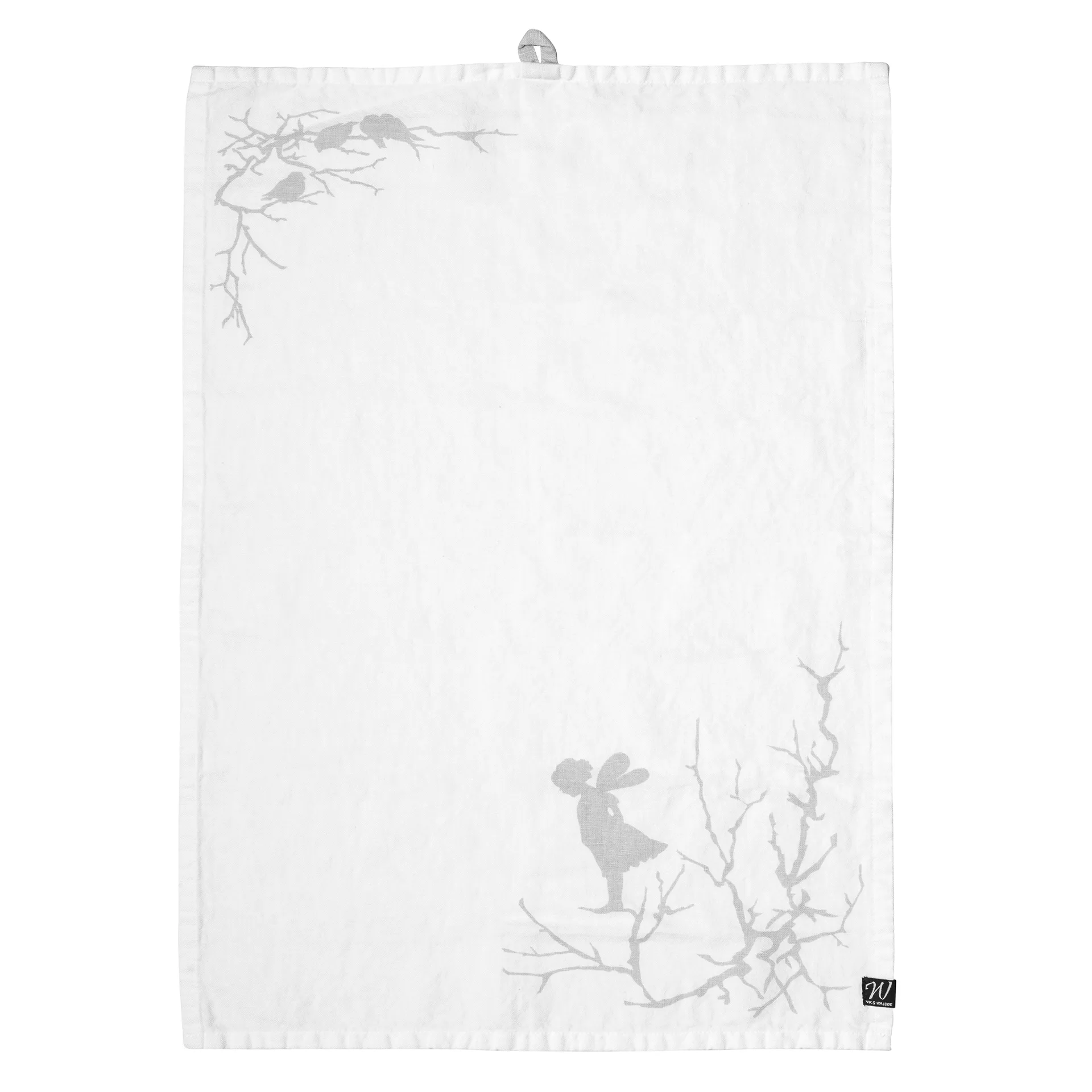 Alv kökshandduk 47x70 cm, Vit Wik & Walsøe