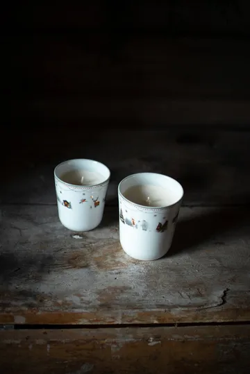 Julemorgen Story doftljus - Kanel & apelsin 170 g - Wik & Walsøe