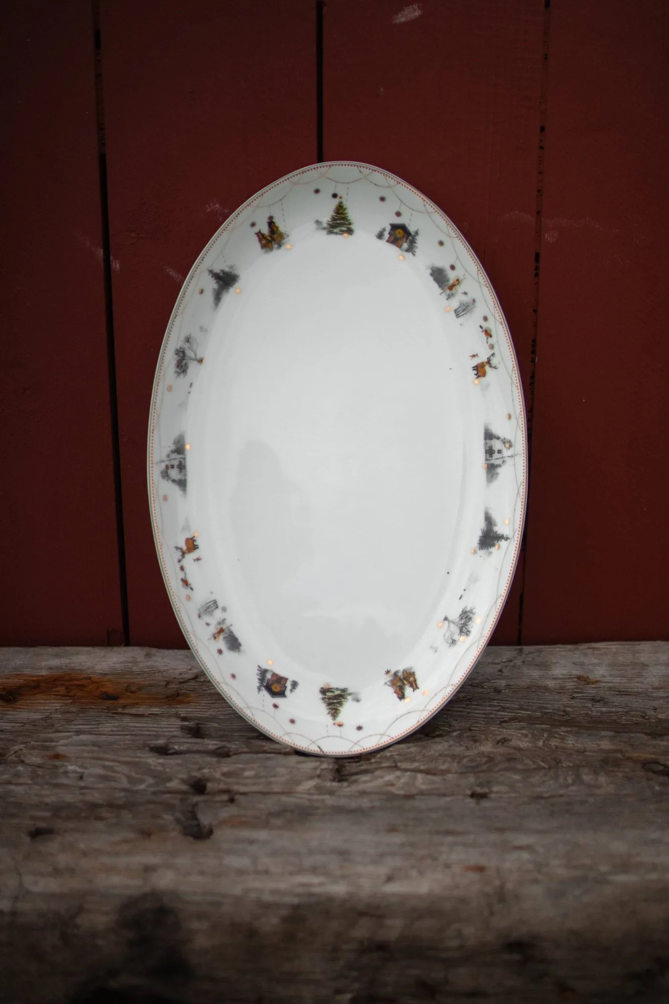 Julemorgen Story ovaltfat, 39 cm Wik & Walsøe