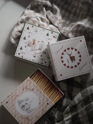 Julemorgen tändstickor - Hjort - Wik & Walsøe