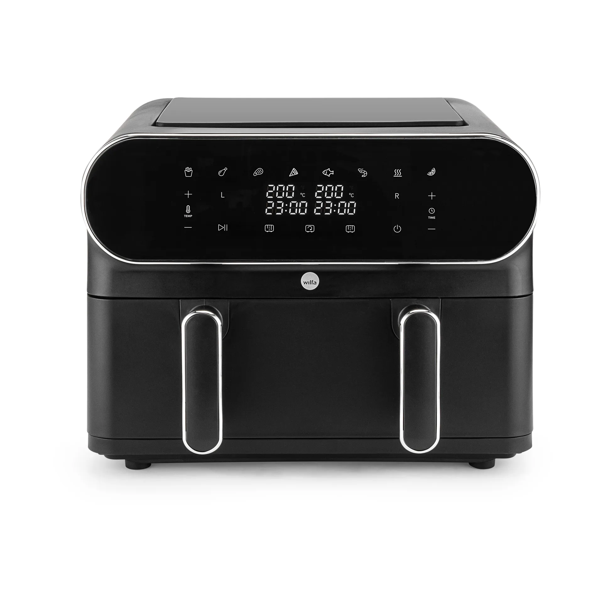AF-2x50 dual zone airfryer 11 L, Svart Wilfa