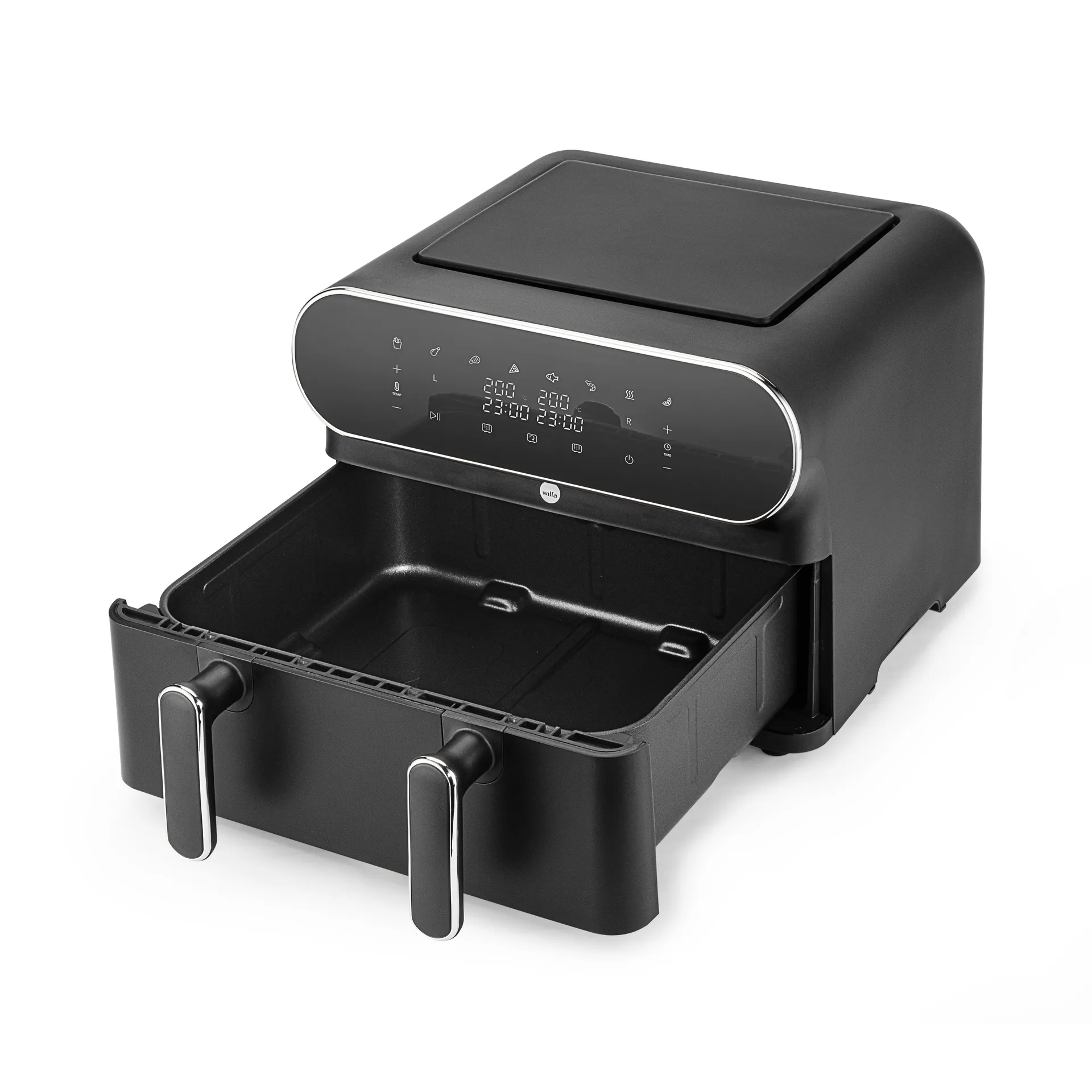 AF-2x50 dual zone airfryer 11 L, Svart Wilfa