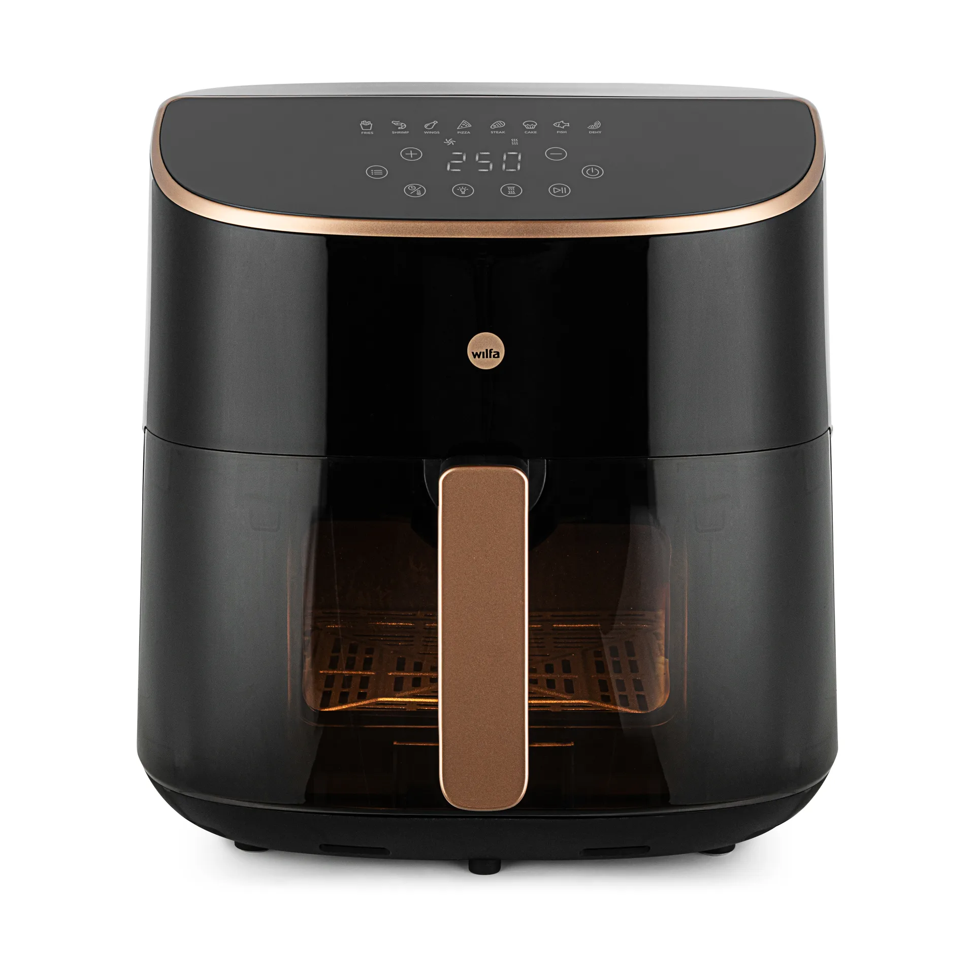 AFD-80 Split airfryer XL 8 L, Svart Wilfa