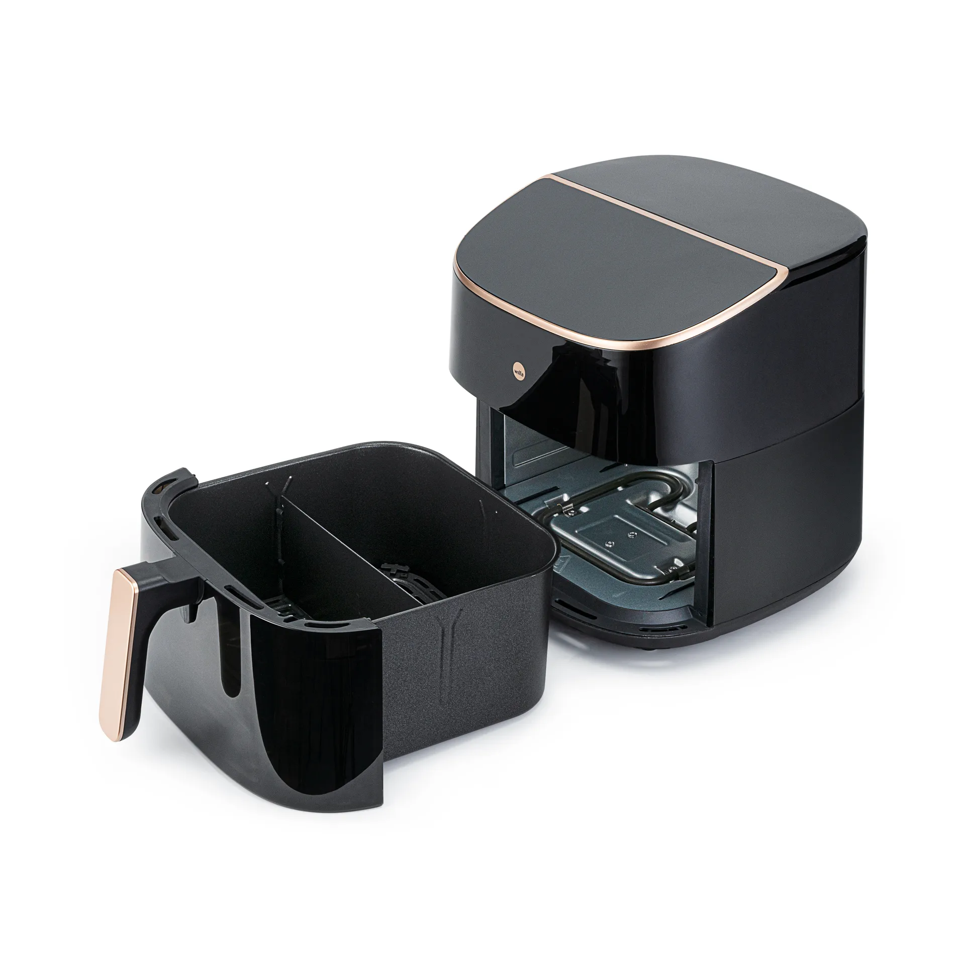 AFD-80 Split airfryer XL 8 L, Svart Wilfa