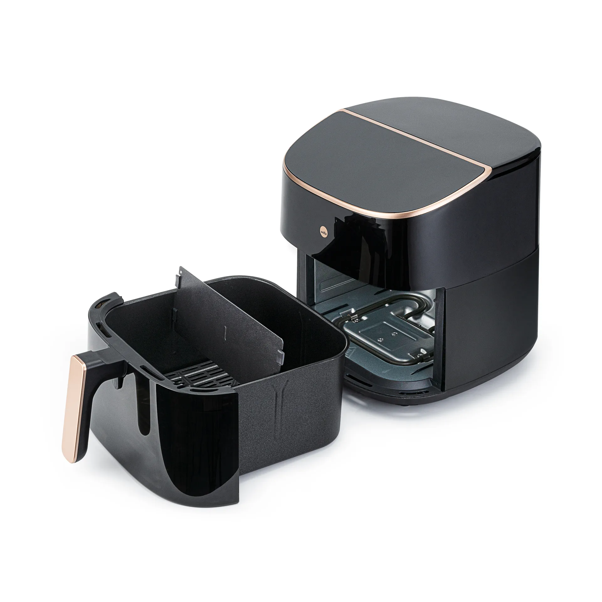 AFD-80 Split airfryer XL 8 L, Svart Wilfa