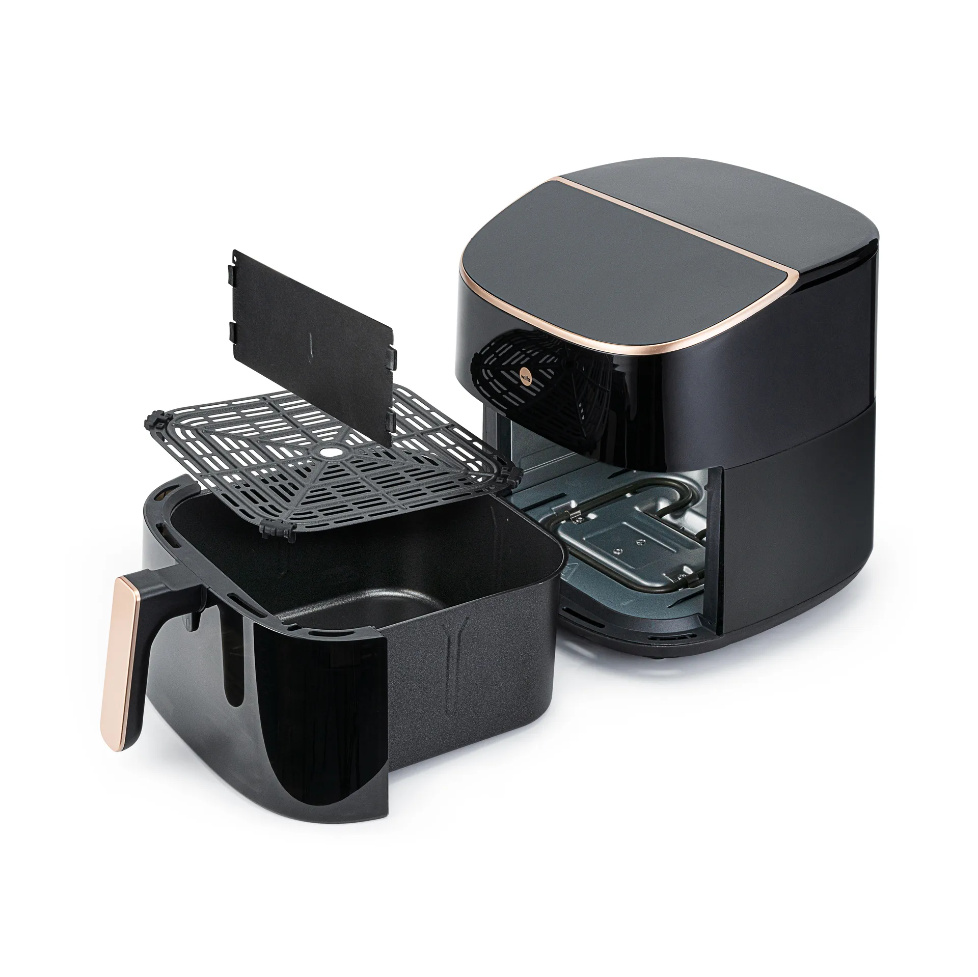 AFD-80 Split airfryer XL 8 L, Svart Wilfa