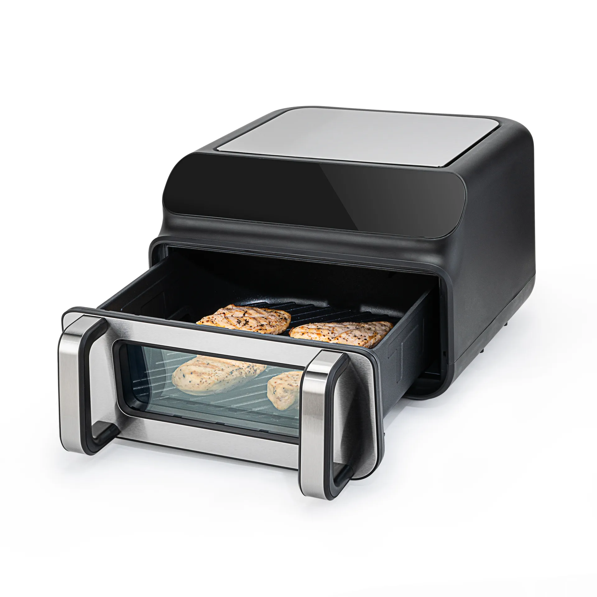 AFG-10 Dualfry Grill airfryer 10 L, Svart Wilfa