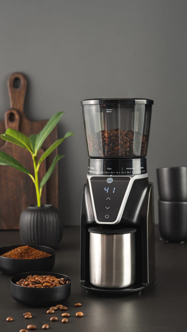 CG1S-275 kaffekvarn med digital timer, Svart Wilfa