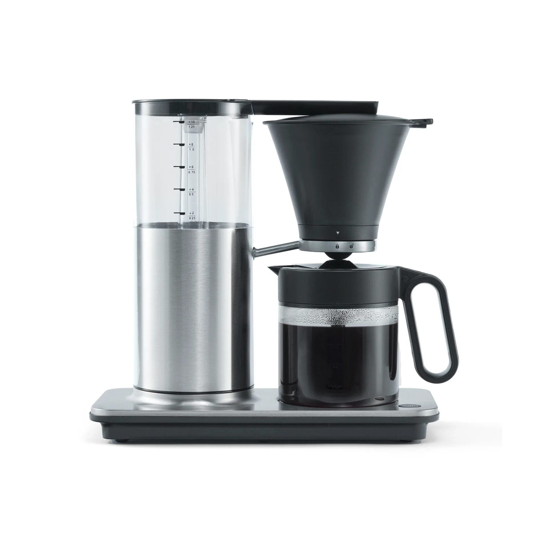 Classic Tall kaffebryggare 12 koppar, Silver Wilfa
