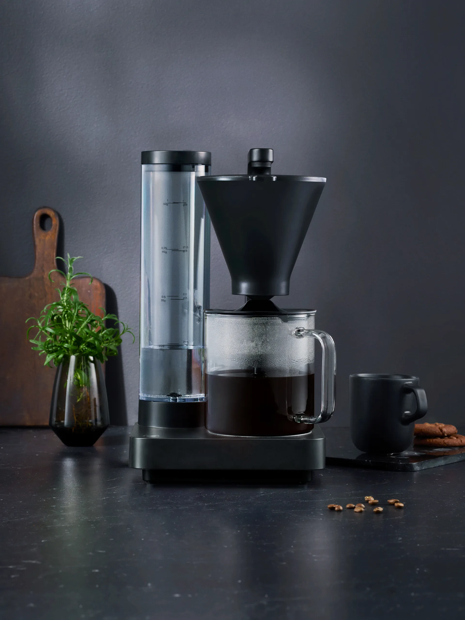 CM8B-A100 performance compact kaffebryggare 1 L, Svart Wilfa