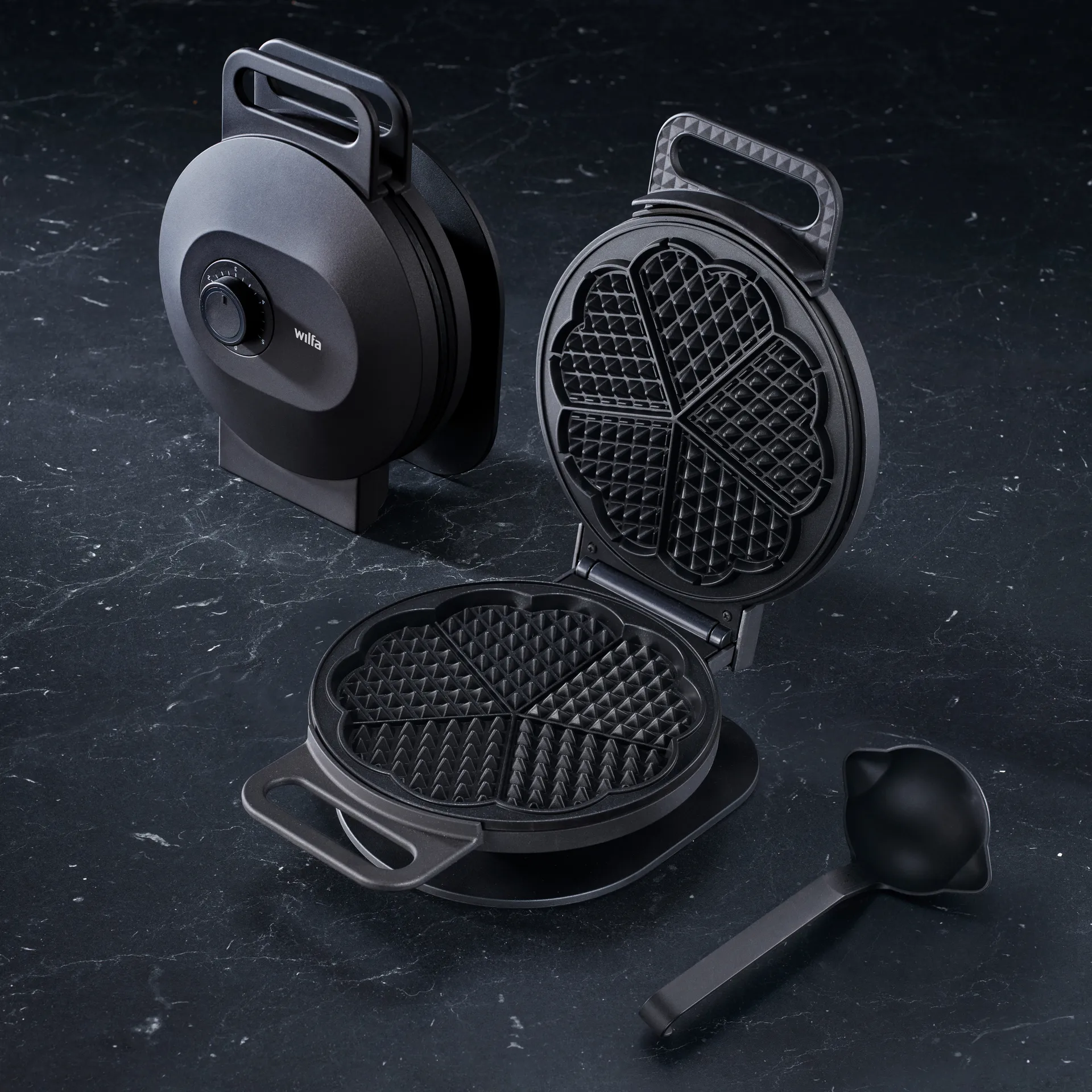 Joy WM5B-200 våffeljärn, Svart Wilfa