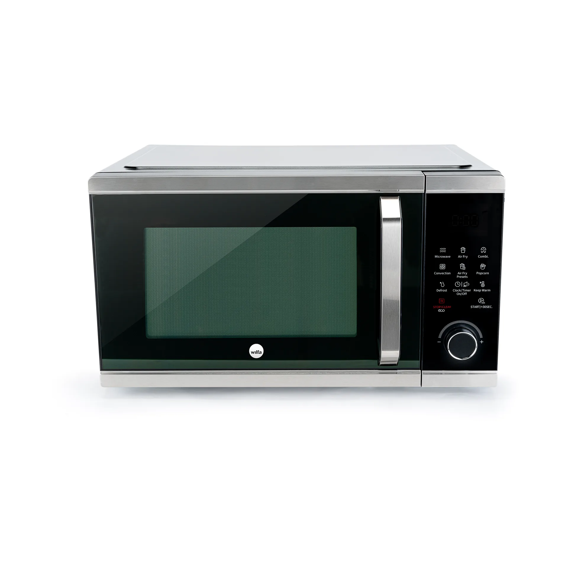 MAC-25S multioven 3-in-1 mikrovågsugn, Svart-silver Wilfa