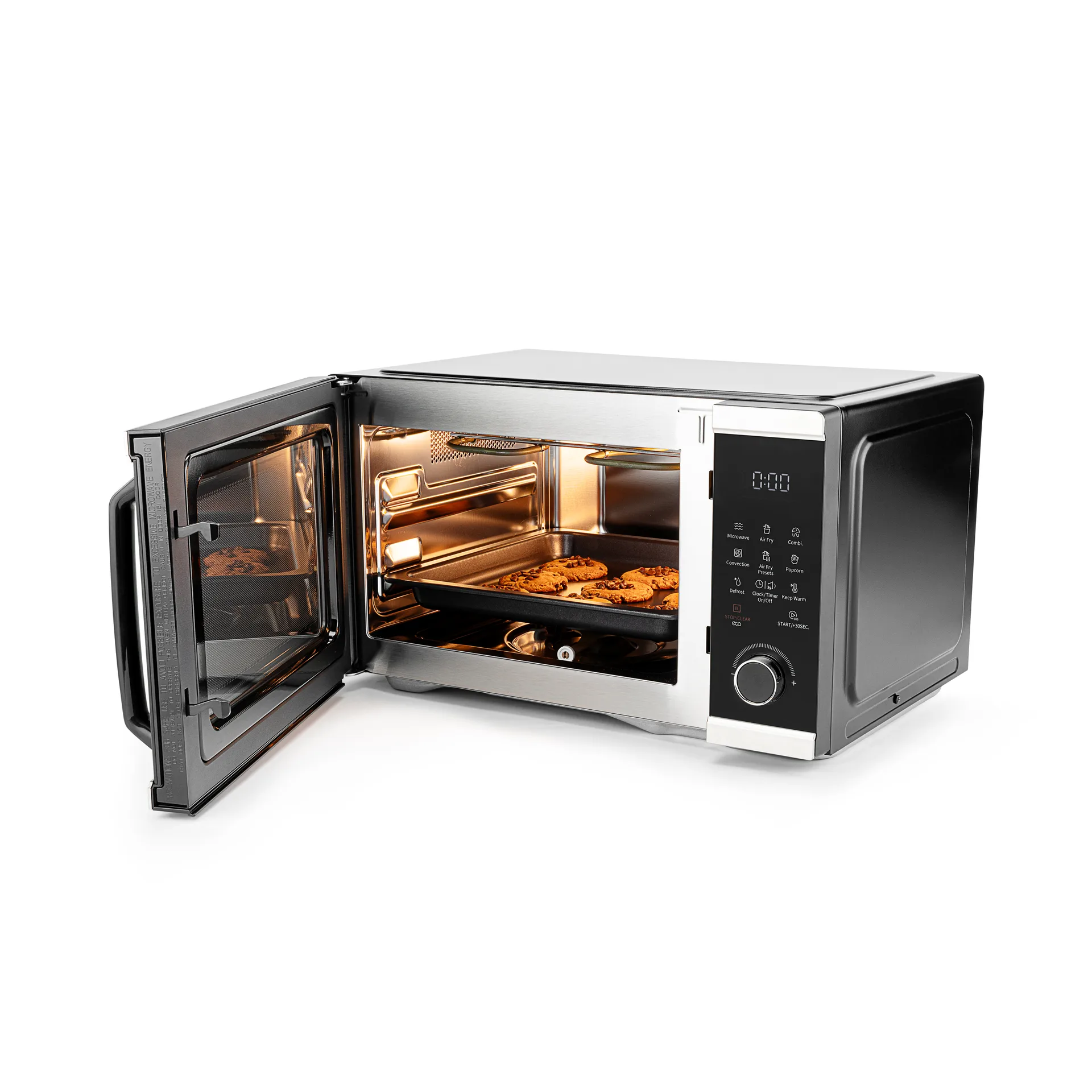 MAC-25S multioven 3-in-1 mikrovågsugn, Svart-silver Wilfa