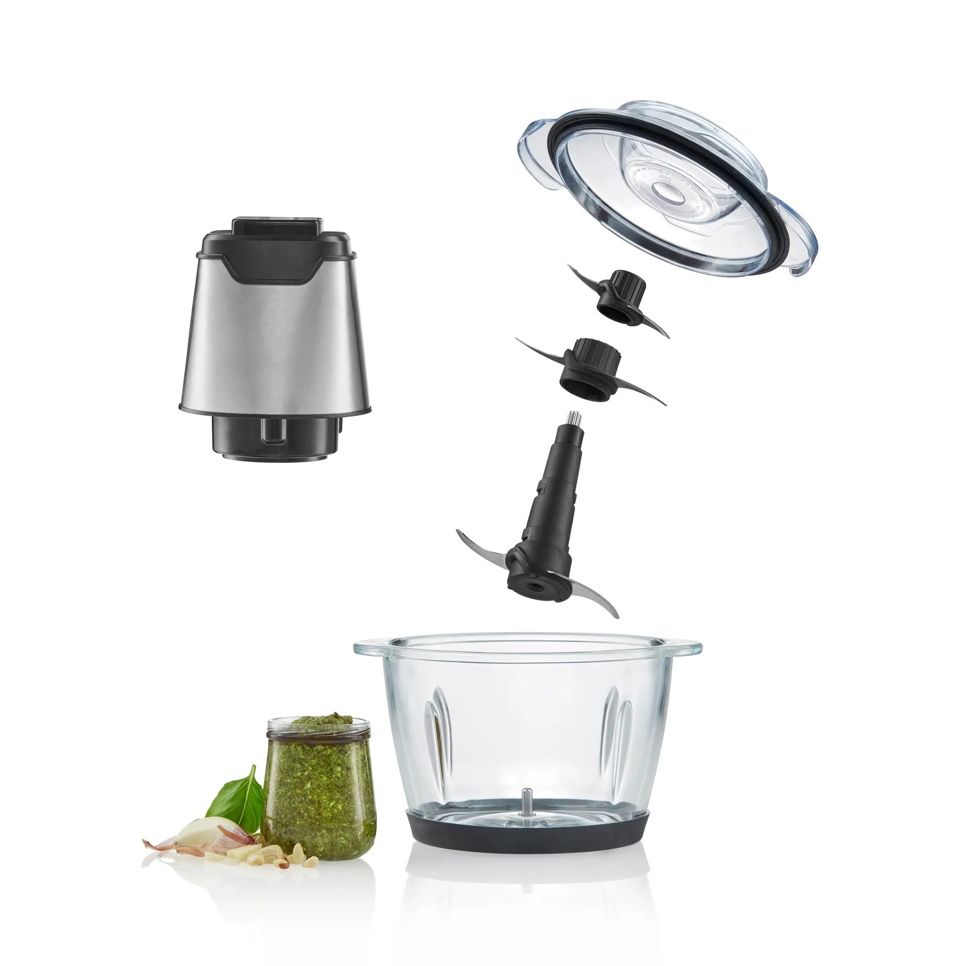 MC3B-400S essential minihackare 1 L, Silver Wilfa