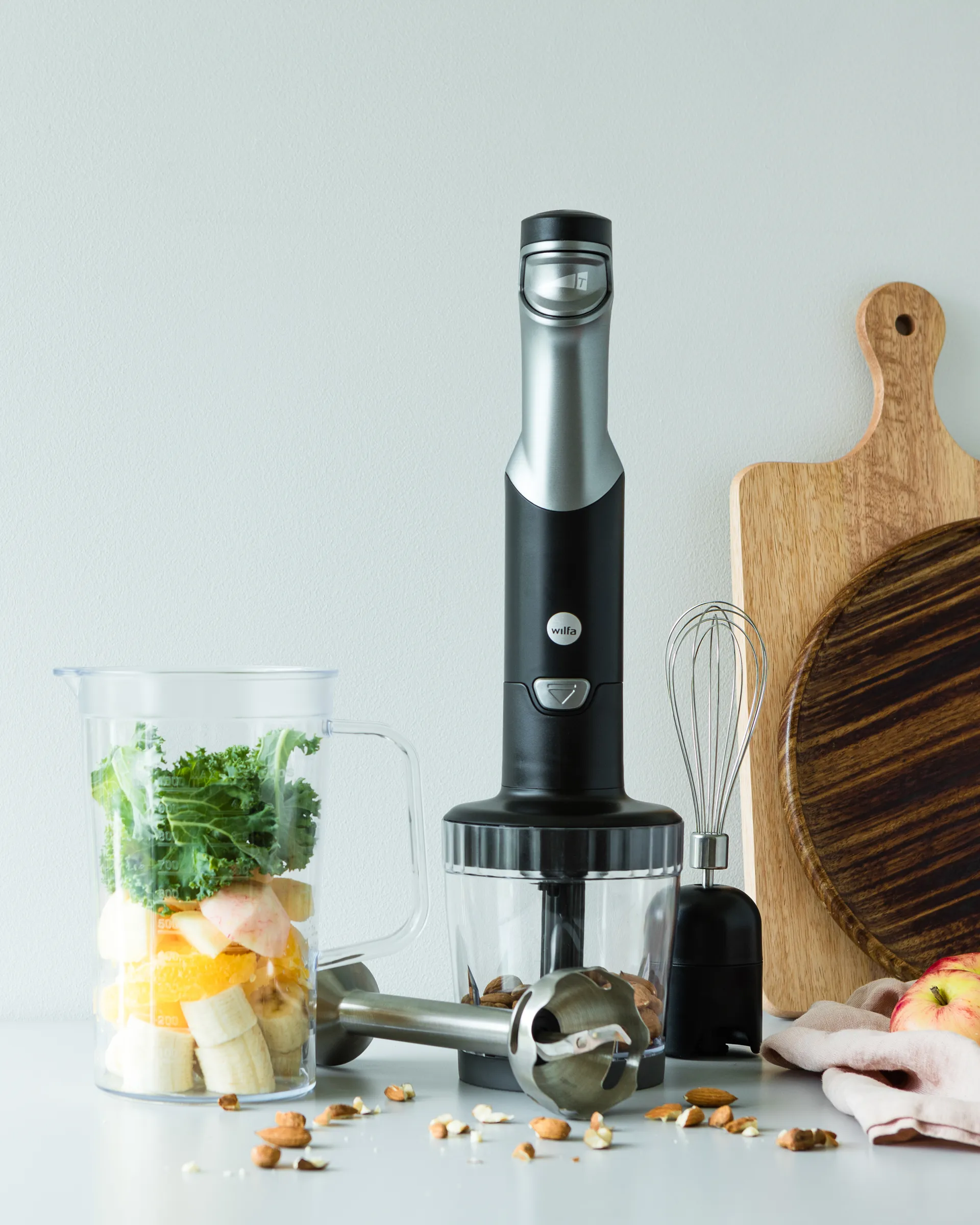 SM-1000FP essential power stavmixer, Silver Wilfa