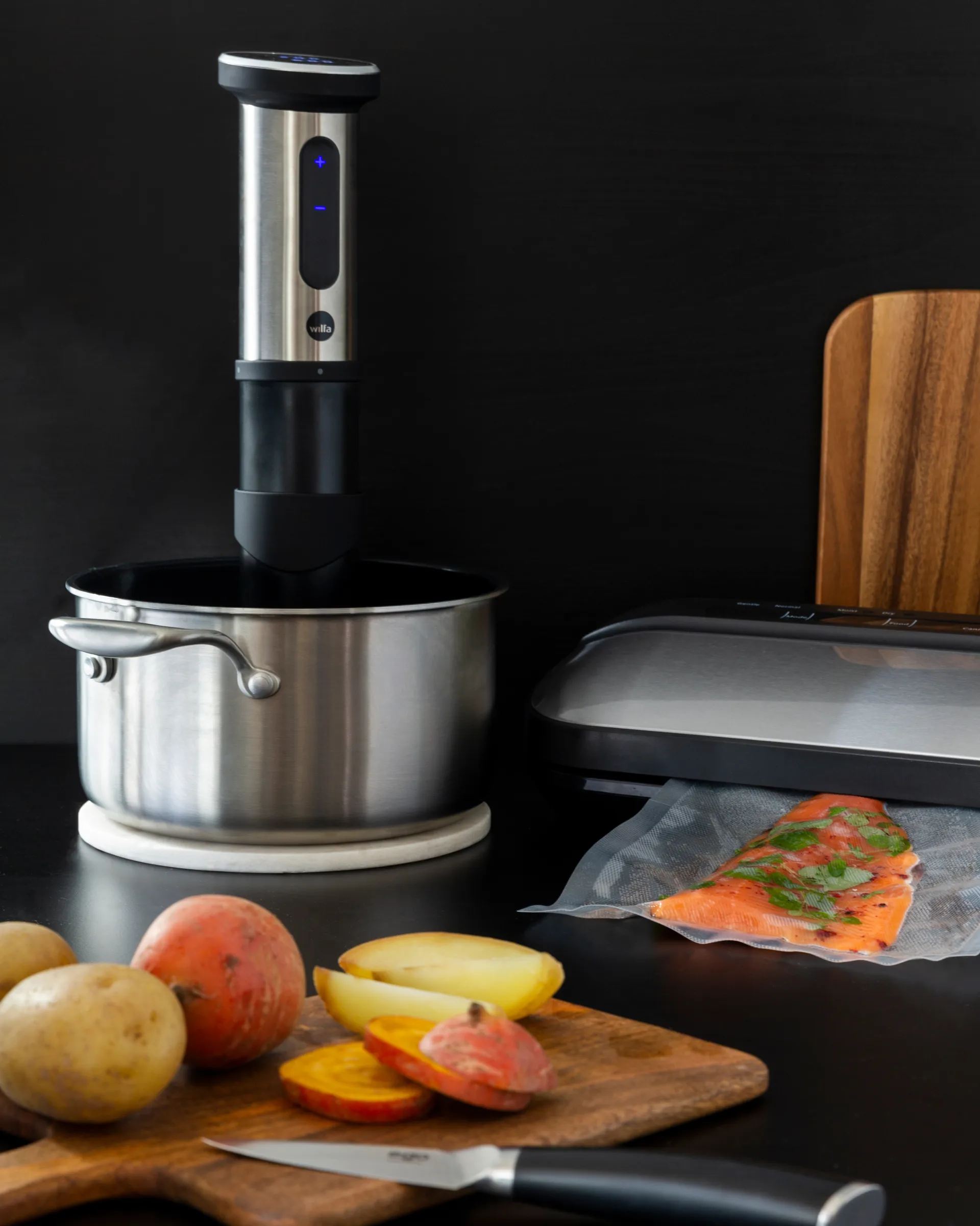 SVS-1200S Sous Vide creek cirkulator, Silver Wilfa