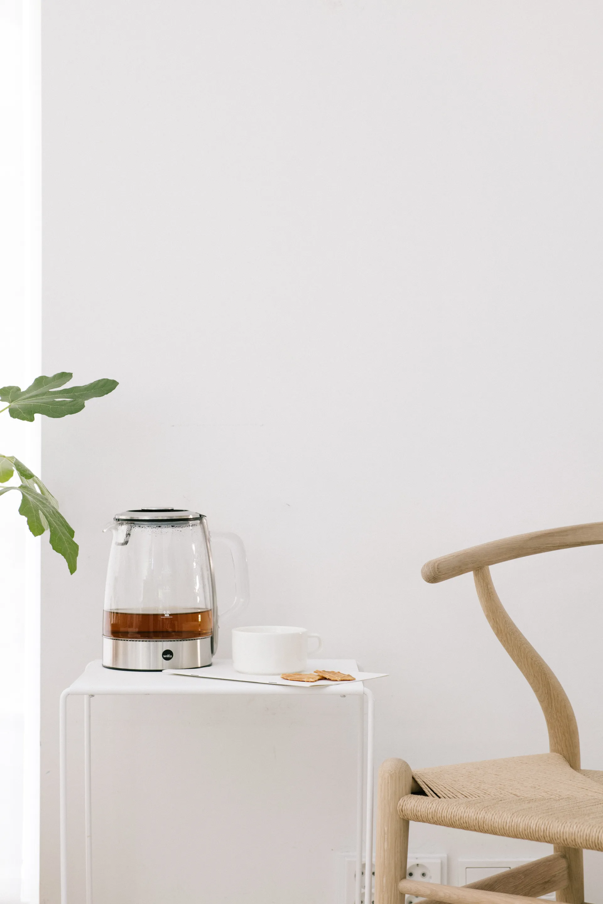 TM1-1500S cha tekokare 1,25 L, Silver Wilfa