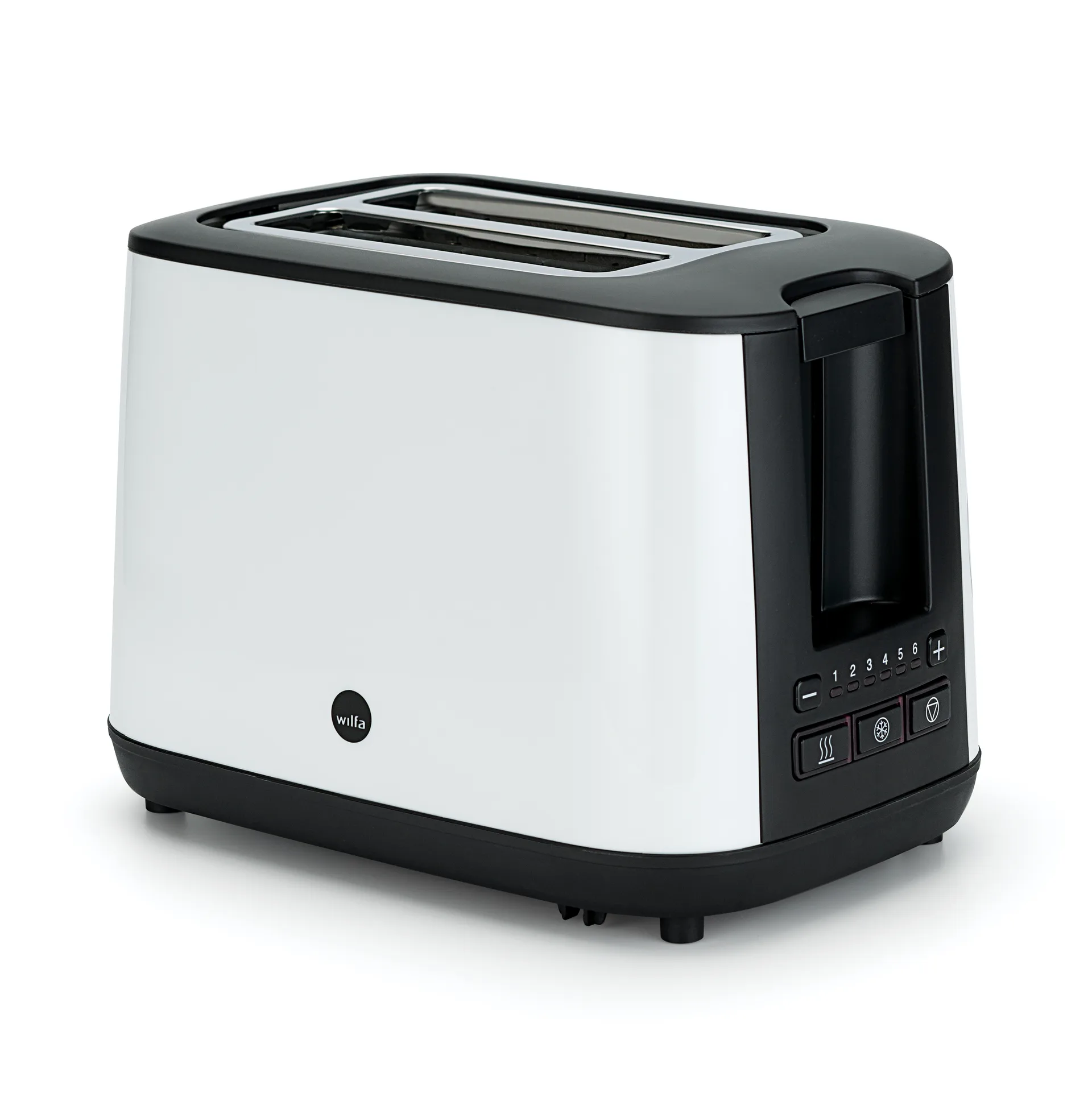 TO3GW-1000 breakfast brödrost 2 skivor, Vit Wilfa