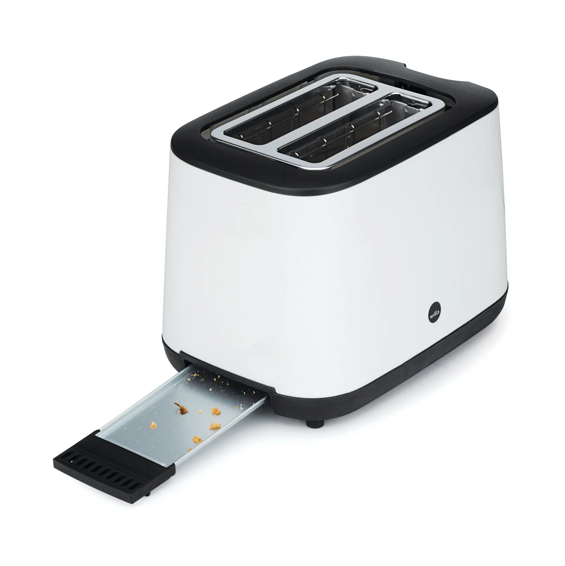 TO3GW-1000 breakfast brödrost 2 skivor, Vit Wilfa