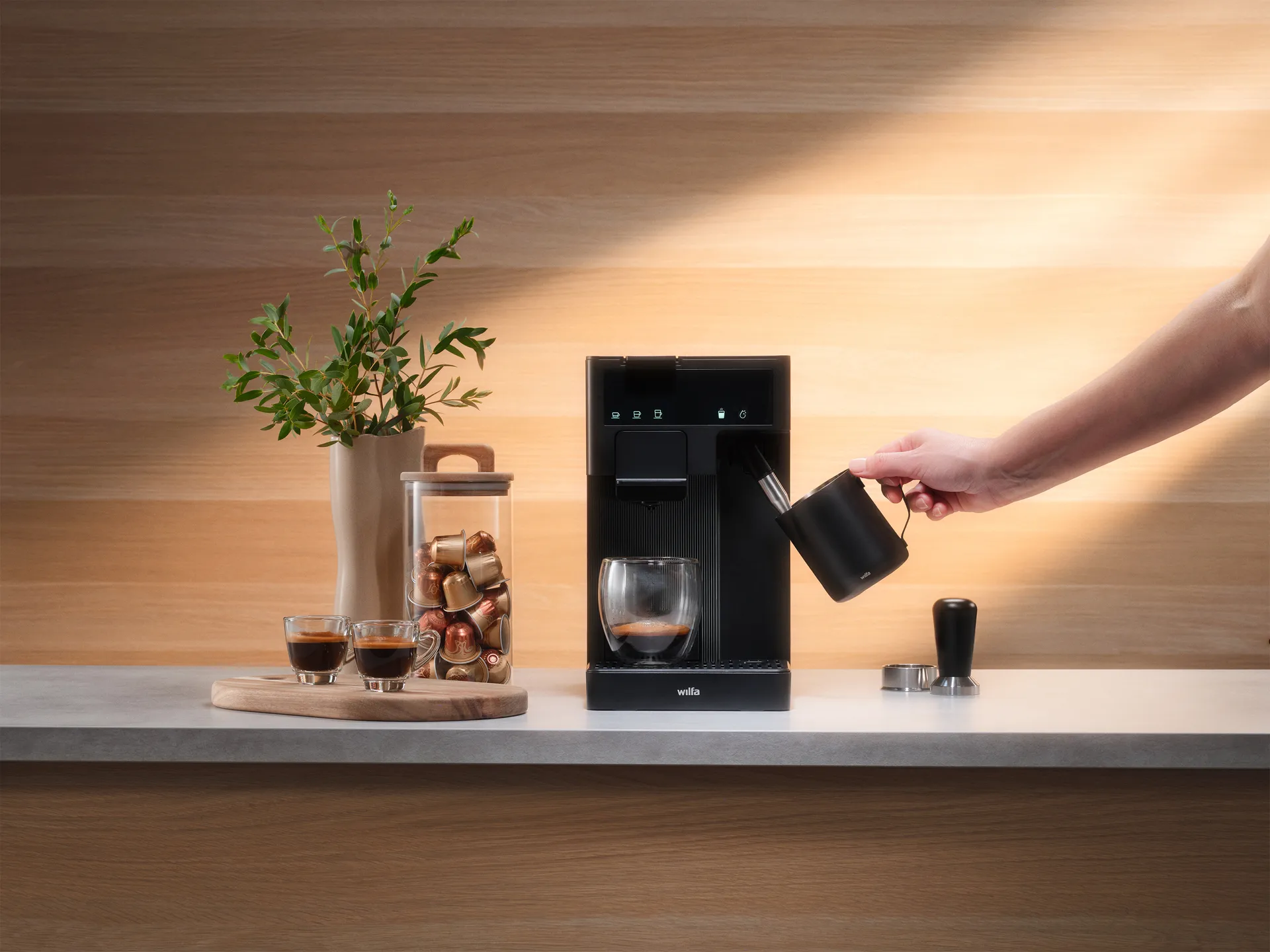 Volo MMA1T-TCM20 multi kaffemaskin, Svart Wilfa